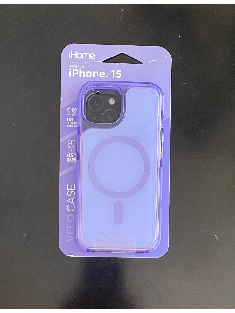 iHome Case for iPhone 15 Purple